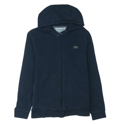 Lacoste Sport Men's Blue XL Full Zip Hoodie Cotton Blend
