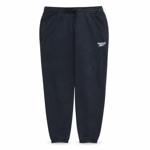Reebok Men's Black Jogger Sweatpants L Fleece Elastic Waist Activewear