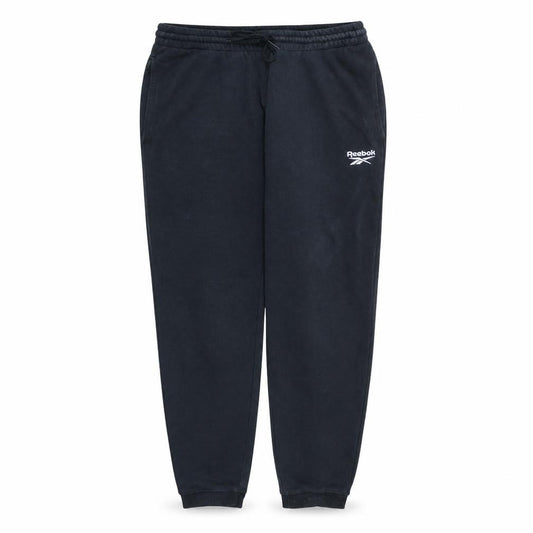 Reebok Men's Black Jogger Sweatpants L Fleece Elastic Waist Activewear