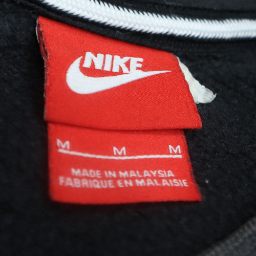 Nike Mens Black M Crew Neck Pullover Sweatshirt Sports Fleece