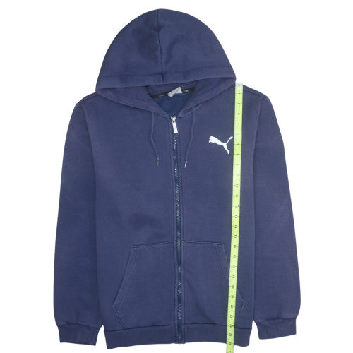 Puma Men's Blue Full Zip Hoodie M Classic Sportswear