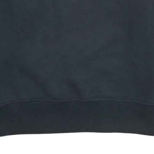 adidas Men's Black Crew Neck Sweatshirt M Regular Fit Cotton Blend