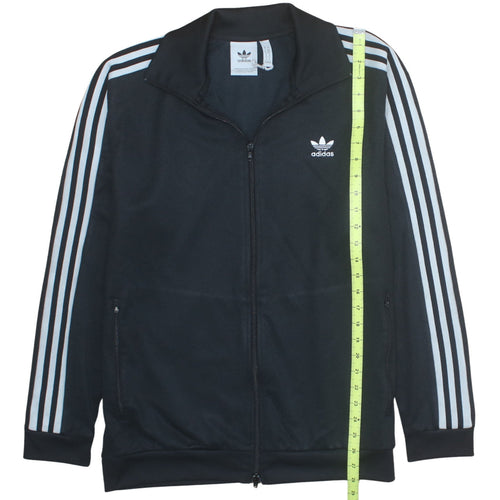 Adidas Men’s Black Full Zip Track Sweatshirt Small Retro Sports Jacket