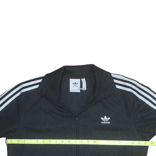 Adidas Men’s Black Full Zip Track Sweatshirt Small Retro Sports Jacket
