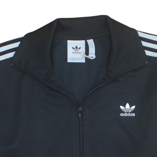 Adidas Men’s Black Full Zip Track Sweatshirt Small Retro Sports Jacket
