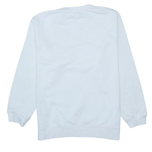 Nike Men's White Logo Pullover Fleece Sweatshirt Size L