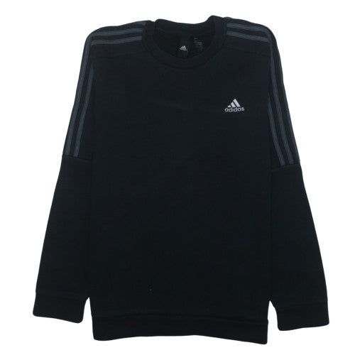 Adidas Men's Black Pullover Crew Neck Sweatshirt Size M
