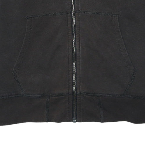 Gap Men's Black Full Zip Hoodie Medium Cotton Knit Jacket