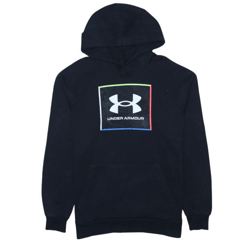 Under Armour Men's Black Pullover Hoodie M Relaxed Fit Sports Style
