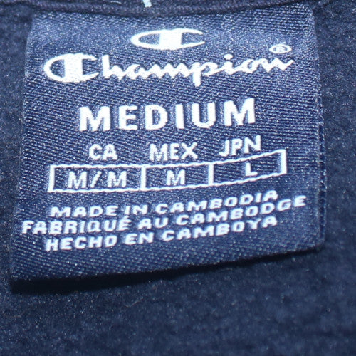 Champion Men's Blue Medium Crew Neck Pullover Sweatshirt