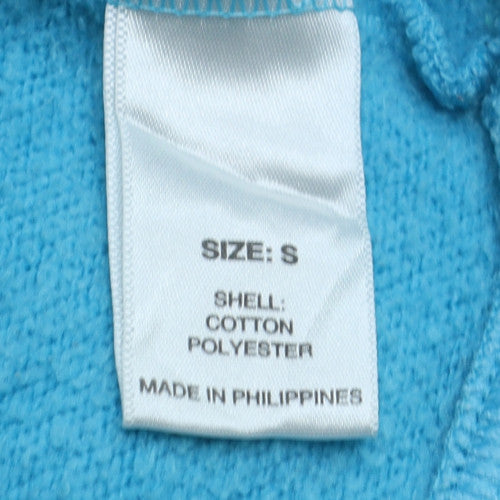 Adidas Men's Blue Pullover Hoodie S Graphic Logo Sportswear