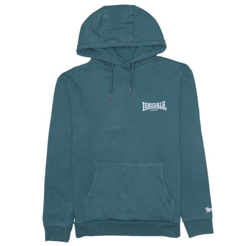 Lonsdale Men's Green Pullover Hoodie Medium Regular Fit