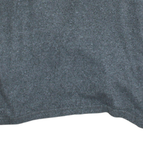 Champion Men's Grey 1/4 Zip Collared Henley Sweatshirt M