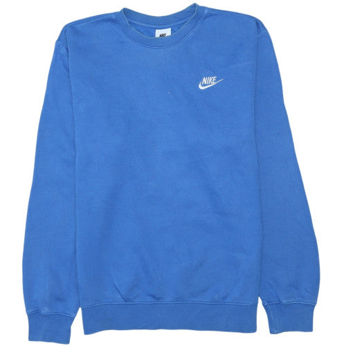 Nike Men's Blue XS Pullover Crew Neck Fleece Sweatshirt