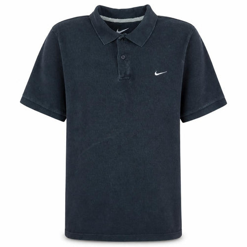 Nike Men's Black Cotton Polo Shirt Size M Classic Fit