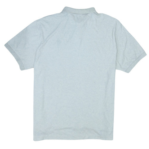 Chaps Men's Grey 2XL Cotton Blend Collared Short Sleeve Polo Shirt