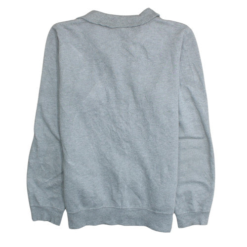 Fila Men's Grey Full Zip Sweatshirt M Logo Classic Style