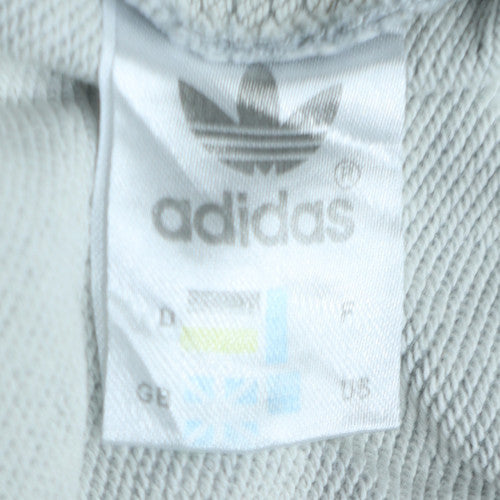 Adidas Mens Grey Crew Neck Graphic Logo Pullover Sweatshirt Size 164