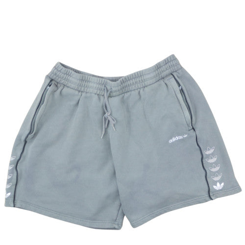Adidas Men's Grey XL Sweat Shorts Elastic Waist Drawstring Pockets
