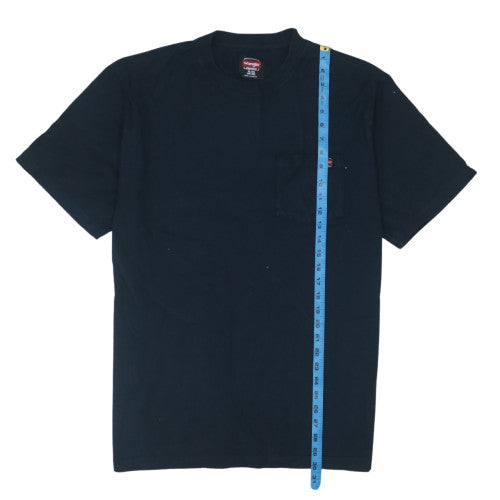 Wrangler Men's Black XL Workwear Cotton Crew Neck T-Shirt