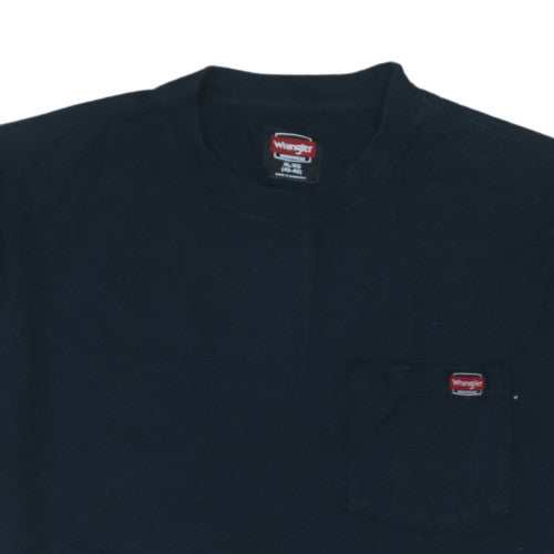 Wrangler Men's Black XL Workwear Cotton Crew Neck T-Shirt