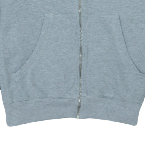 Reebok Men's Grey Full Zip Hoodie 2XL Regular Fit Sweatshirt