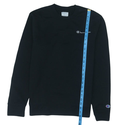 Champion Men's Black Crew Neck Pullover Sweatshirt M
