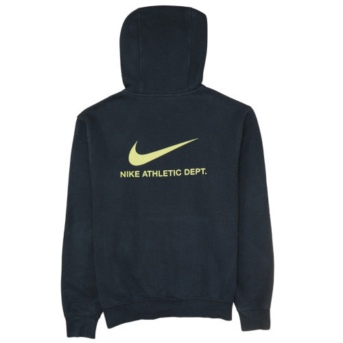 Nike Men’s Black Pullover Hoodie M Logo Athletic Dept Fleece Sweatshirt