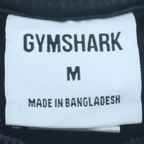 Gymshark Mens Black M Classic Crew Neck Sweatshirt Fleece
