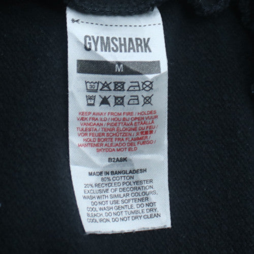 Gymshark Mens Black M Classic Crew Neck Sweatshirt Fleece