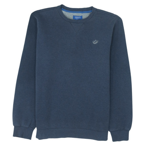 Adidas Men's Blue Crew Neck Pullover Sweatshirt Size M