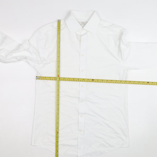 Marks and Spencer Men's White Regular Fit Ultimate Jersey Dress Shirt M