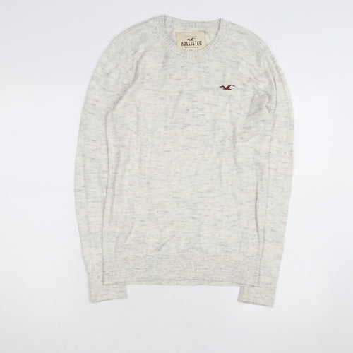 Hollister Men's Grey XS Crew Neck Knit Pullover Jumper