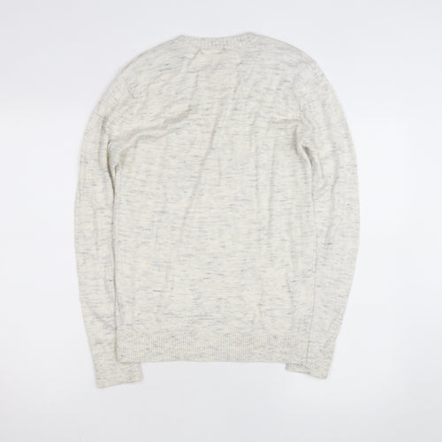 Hollister Men's Grey XS Crew Neck Knit Pullover Jumper