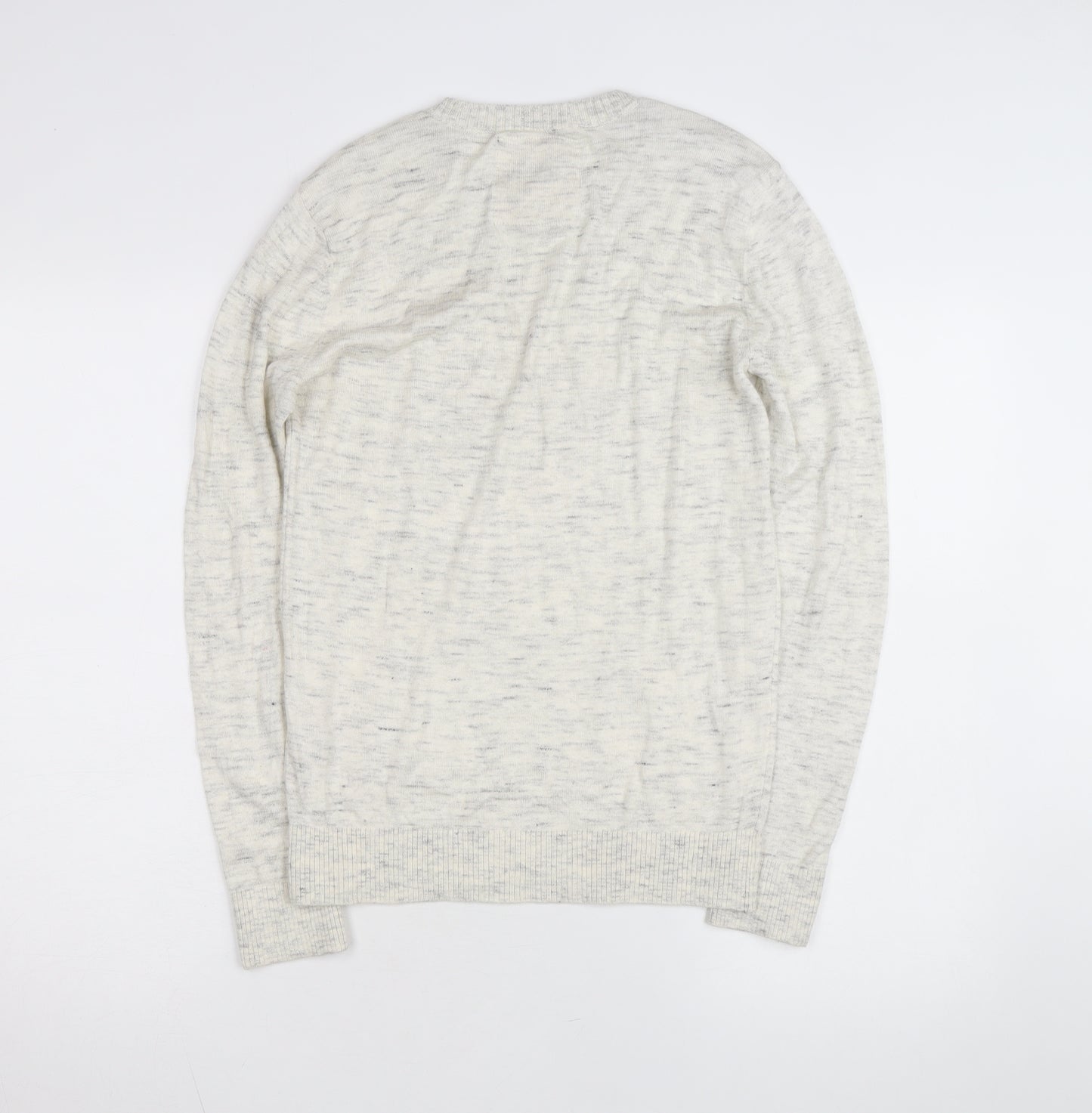 Hollister Men's Grey XS Crew Neck Knit Pullover Jumper