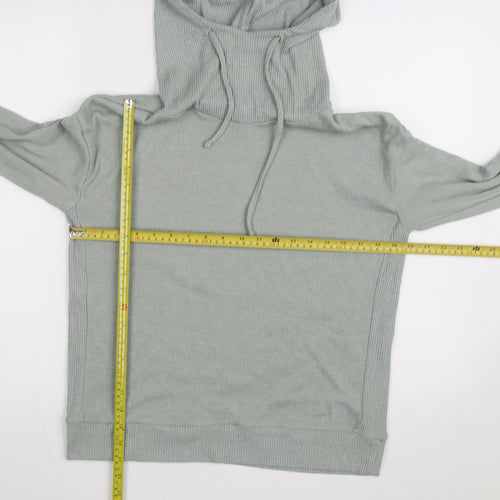FatFace Women’s Grey Hooded Pullover Hoodie Size 10 Cotton Blend