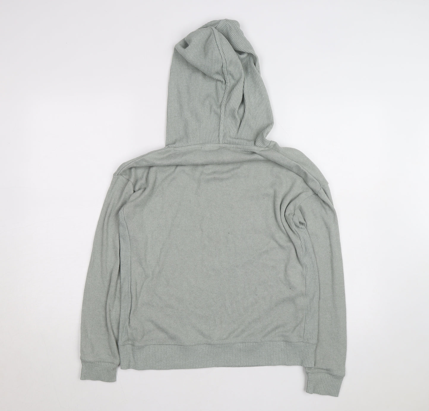 FatFace Women’s Grey Hooded Pullover Hoodie Size 10 Cotton Blend
