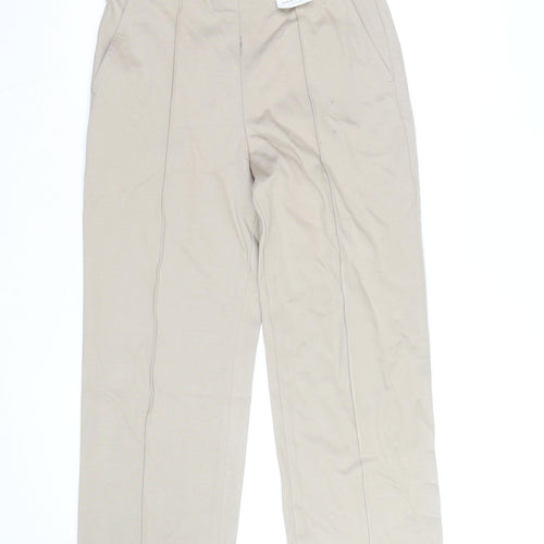 Marks and Spencer Women’s Beige Size 10 Regular Stretch Trousers
