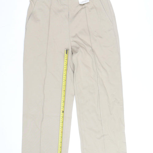 Marks and Spencer Women’s Beige Size 10 Regular Stretch Trousers