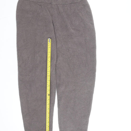 Marks and Spencer Womens Grey Fleece Jogger Trousers M