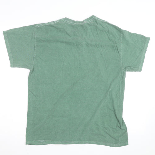 iets frans... Men's Green Crew Neck Short Sleeve T-Shirt Size M