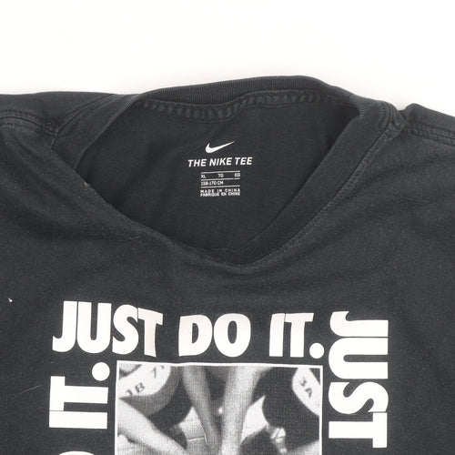 Nike Men's Black XL 'Just Do It' Graphic Sports T-Shirt