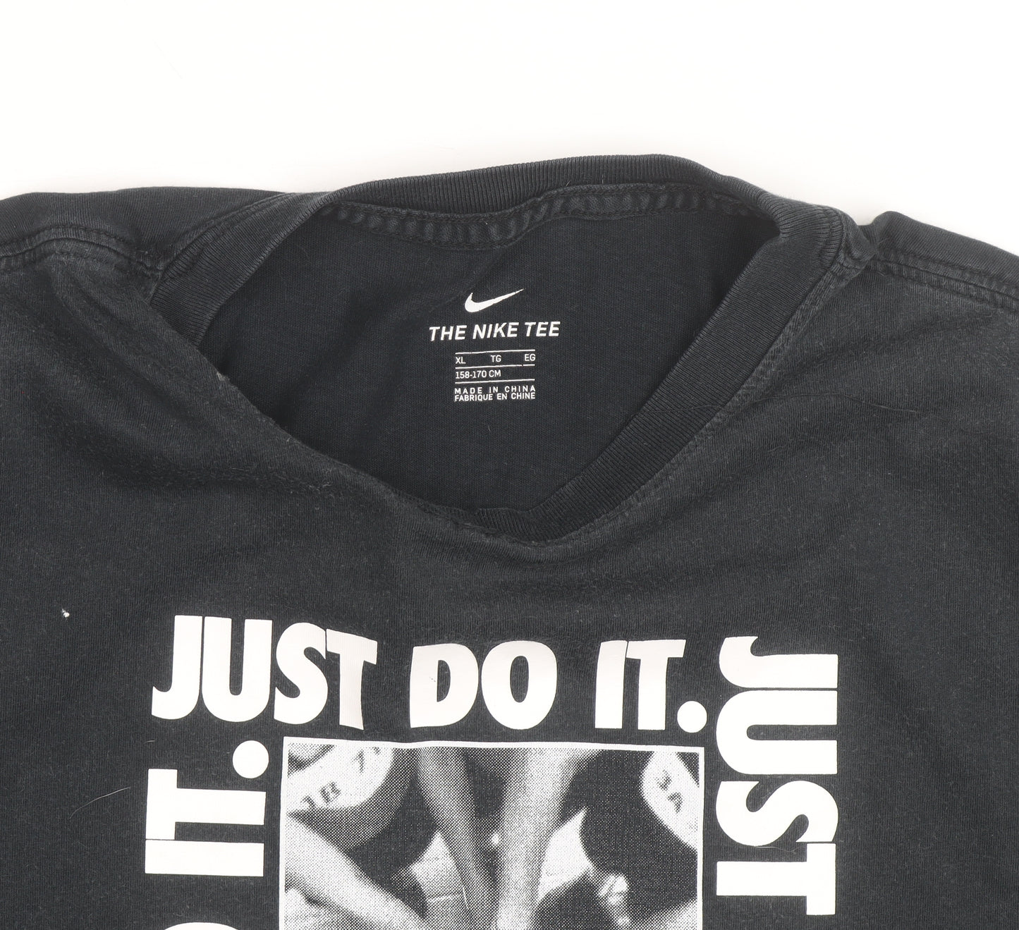 Nike Men's Black XL 'Just Do It' Graphic Sports T-Shirt