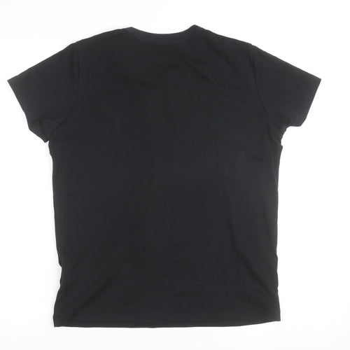 Uniqlo Men’s Black Crew Neck Cotton Short Sleeve T-Shirt M
