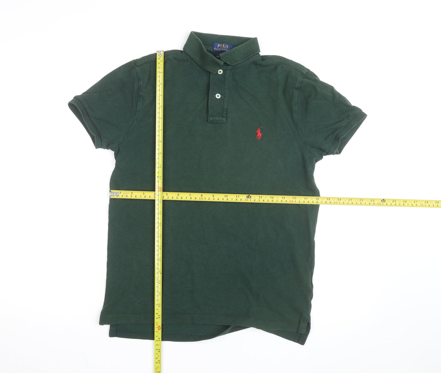 Ralph Lauren Men’s Dark Green Slim Fit Polo Shirt Size S