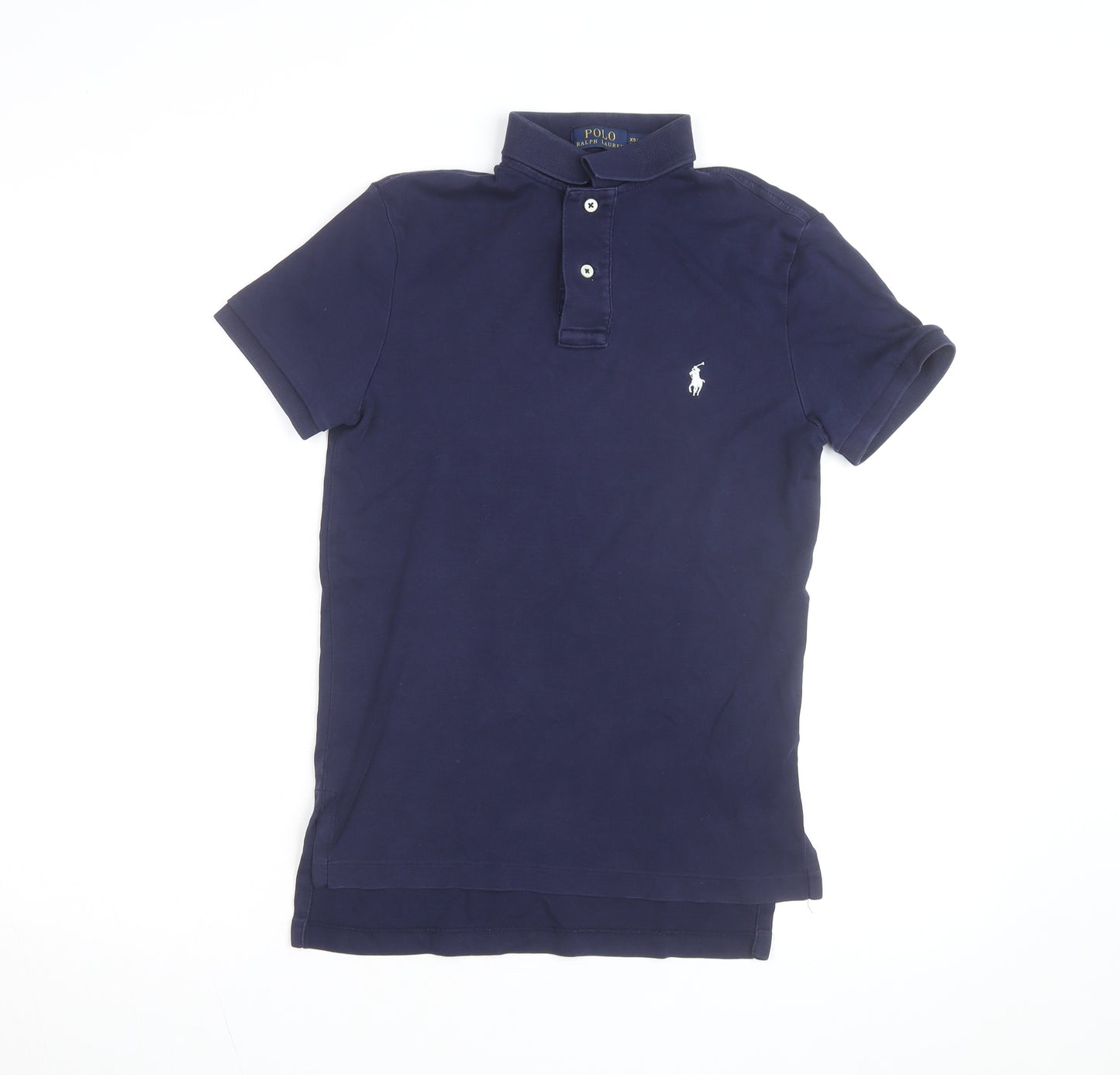 Ralph Lauren Men's Blue XS Slim Fit Cotton Polo Shirt