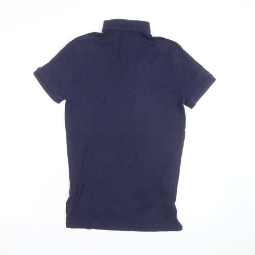Ralph Lauren Men's Blue XS Slim Fit Cotton Polo Shirt
