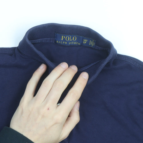 Ralph Lauren Men's Blue XS Slim Fit Cotton Polo Shirt