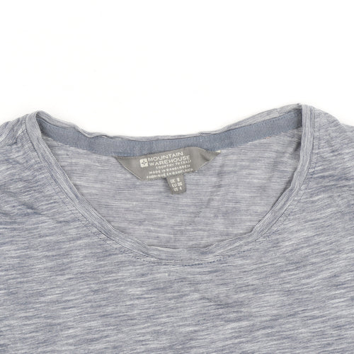 Mountain Warehouse Women’s Blue Short Sleeve Basic T-Shirt Size 10