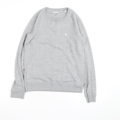 Jack Wills Womens Grey Crew Neck Pullover Sweatshirt Size 6